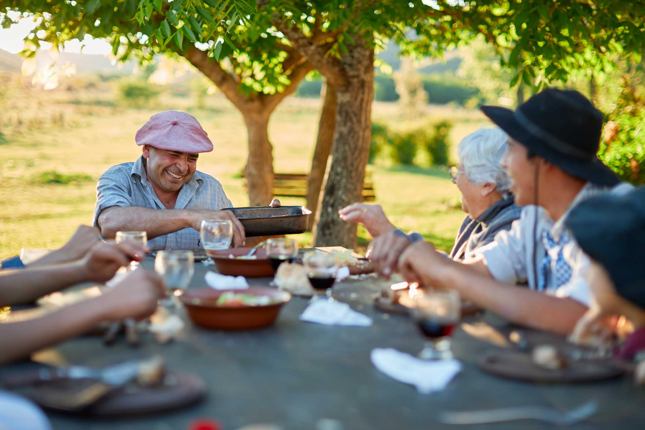 Gauchos beim Essen